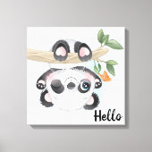 Panda Beer Canvas afdrukken (Voorkant)