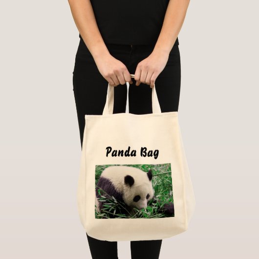 Panda Beer Canvas tas (Voorkant (product))