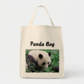 Panda Beer Canvas tas (Voorkant)