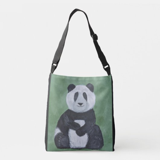 Panda Beer Canvas tas (Achterkant)