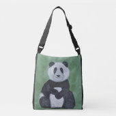 Panda Beer Canvas tas (Voorkant)