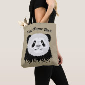 Panda Beer Canvas tas (Dichtbij)