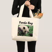 Panda Beer Canvas tas (Voorkant (product))