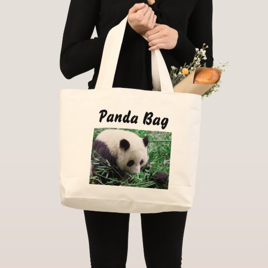 Panda Beer Canvas tas (Voorkant (product))