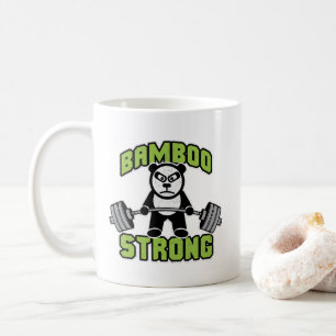Panda Beer Cartoon - Bamboe Sterk - Deadlift Koffiemok