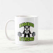 Panda Beer Cartoon - Bamboe Sterk - Deadlift Koffiemok (Links)