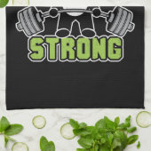 Panda Beer Cartoon - Bamboe Sterk - Deadlift Theedoek (Gevouwen)