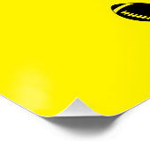 Panda Beer Classy tot aftrap Amerikaans football Perfect Poster (Hoek)