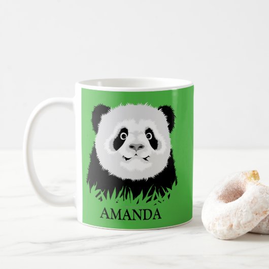Panda Beer Coffee Mok (Met donut)