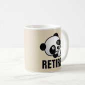 PANDA BEER COFFEE MUGS RETIRETIRETIRETIET KOFFIEMOK (Voorkant rechts)