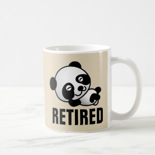 PANDA BEER COFFEE MUGS RETIRETIRETIRETIET KOFFIEMOK