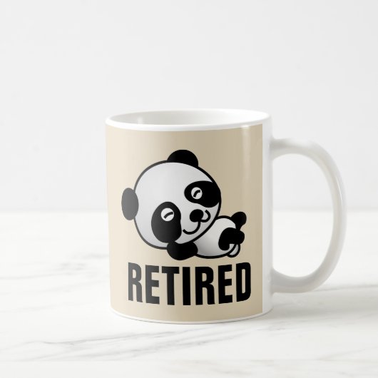 PANDA BEER COFFEE MUGS RETIRETIRETIRETIET KOFFIEMOK (Rechts)