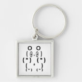 Panda Beer-computersymbool Sleutelhanger (Voorkant)