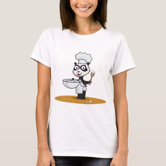 Panda Beer Cook T-shirt (Voorkant)