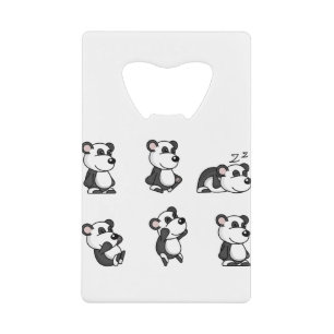 Panda beer creditkaart flessenopener