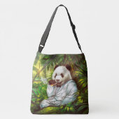 Panda Beer Crossbody Tas (Achterkant)