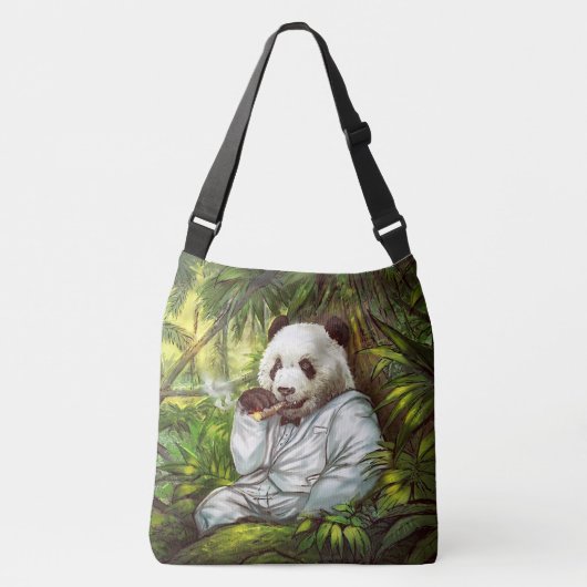 Panda Beer Crossbody Tas (Voorkant)