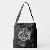 Panda Beer Crossbody Tas (Achterkant)