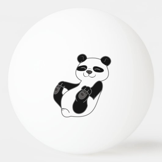 Panda Beer Cub Pingpongbal (Voorkant)