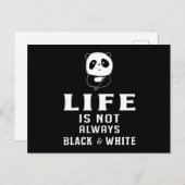 Panda Beer Cute Animal Pandas Paw Funny Gift Idee Briefkaart (Voorkant / Achterkant)