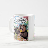 panda & beer cute en grappige mok (Voorkant links)