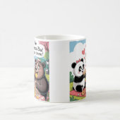 panda & beer cute en grappige mok (Center)