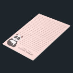 Panda Beer Cute Kind Persoonlijk Briefpapier Notit Notitieblok<br><div class="desc">Voeg de naam van uw kind toe aan dit schattige panda-beer briefpapier notitiepad! Ideaal voor een kind dat van dieren houdt en ook van het schrijven van brieven houdt! Geweldig voor kinderen die van een panda houden, zowel jongens als meisjes! Maakt ook een groot geschenk voor elk kind!</div>