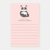 Panda Beer Cute Kind Post-it® Notes (Voorkant)