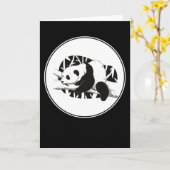 Panda Beer Cute Panda's Beren Dier Mooie Cadeau Kaart (Gele Bloem)