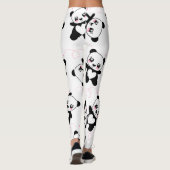 Panda Beer Dance Leggings (Achterkant)