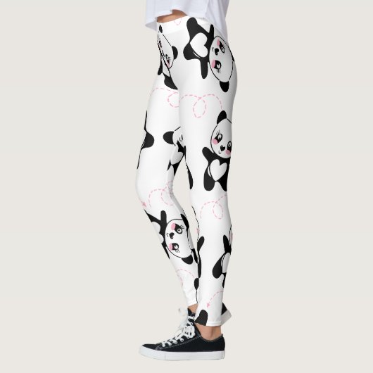 Panda Beer Dance Leggings (Links)