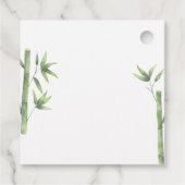 Panda beer dank u baby shower bedankjes labels (Achterkant)