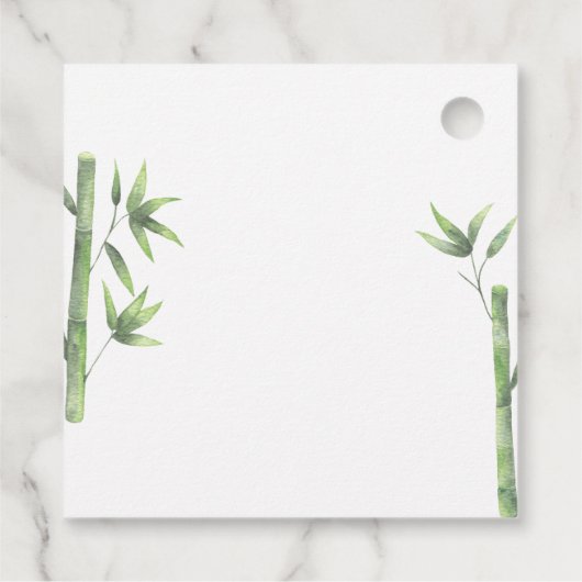 Panda beer dank u baby shower bedankjes labels (Achterkant)