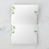 Panda beer dank u baby shower bedankkaart (Binnen)