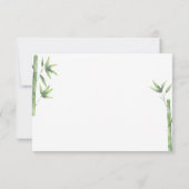 Panda beer dank u baby shower bedankkaart (Achterkant)