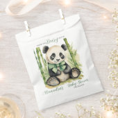 Panda Beer Dank u Beary Veel Baby shower Bedankzakje (Geknipt)