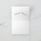 Panda Beer Dank u Bedankkaart (Binnen)