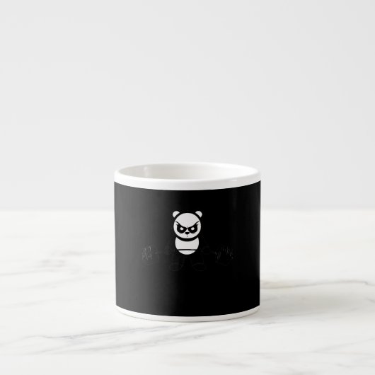 Panda Beer Deadlift - Premium Gym Espresso Kop (Voorkant)