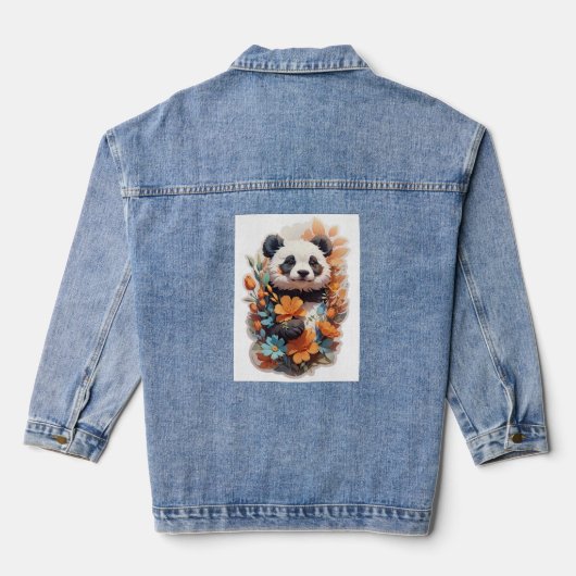 Panda Beer Denim Jacket (Achterkant)