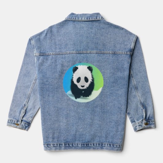 Panda Beer Denim Jacket (Achterkant)