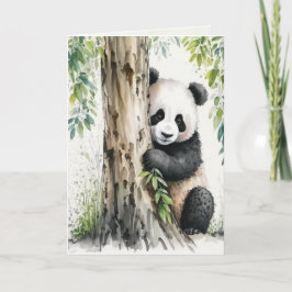 Panda Beer Denken aan jou Kaart
