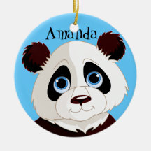 Panda Beer Design Ornament