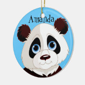 Panda Beer Design Ornament (Links)