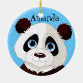 Panda Beer Design Ornament (Achterkant)