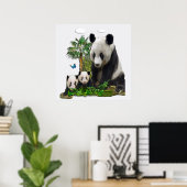 Panda beer design poster (Thuiskantoor)