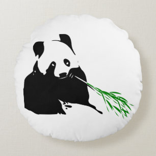 Panda Beer Design. Rond Kussen