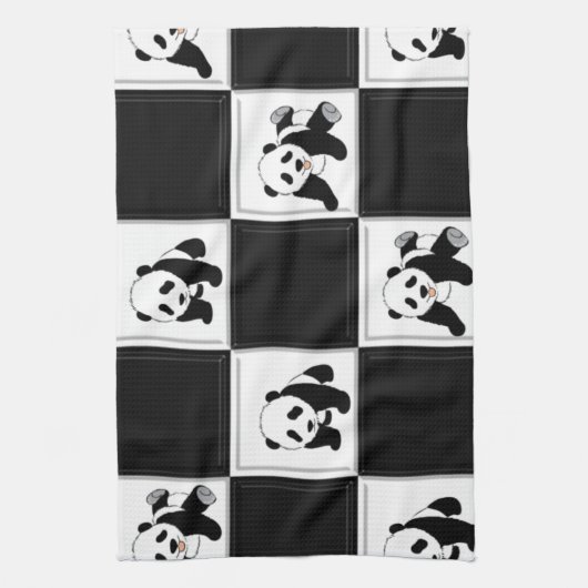 Panda Beer Design Theedoek (Verticaal)