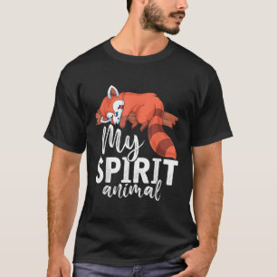 Panda Beer Dier Rood Panda T-shirt