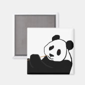 Panda beer eetmagneet magneet (Voorkant / Achterkant)