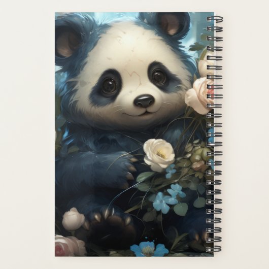 Panda Beer en Bloemen Planner (Achterkant)